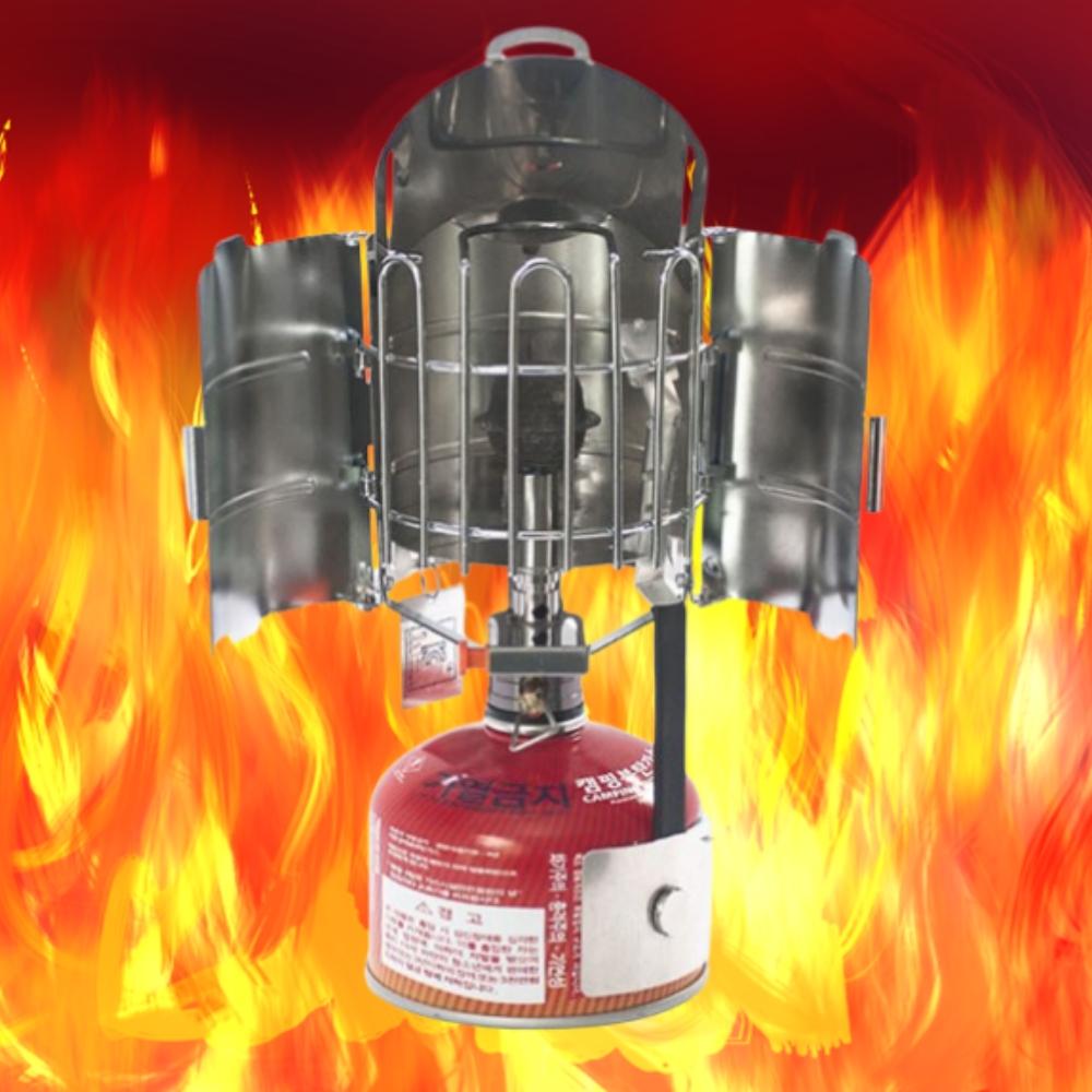 낚시용히터 캠핑 미니가스난로 이소가스히터