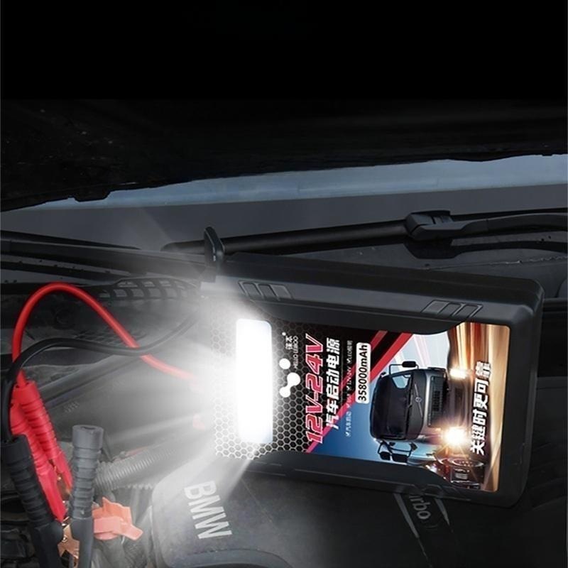 1초 OK! 24V/12V 트럭 점프스타터 비상 전원 공급 장치 358000mAh 대용량 - 상세 이미지 2
