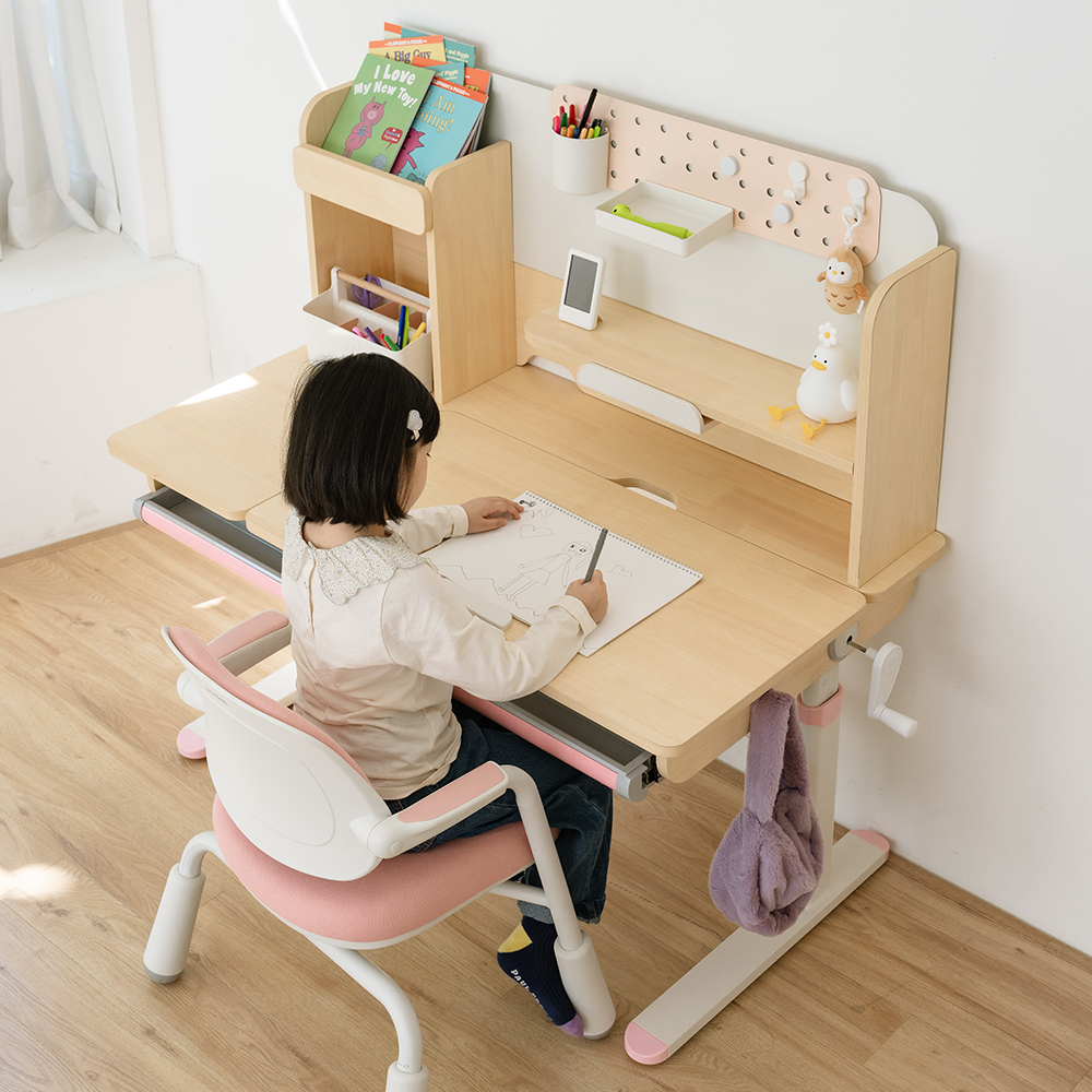 플레스타 높이각도조절 초등학생 어린이 책상 PL1200