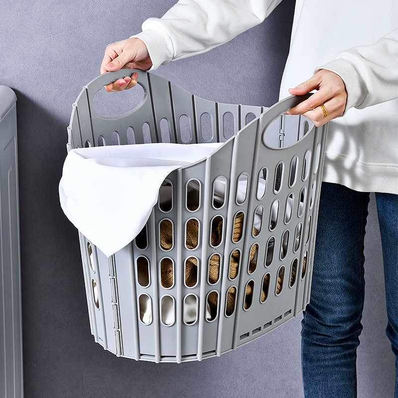 1+1 접이식 빨래바구니 세탁 바구니 - 상세 이미지 2