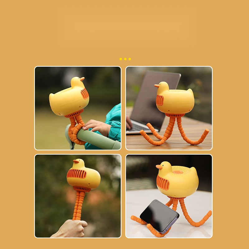 해피덕 유모차 선풍기 24시간 지속되는 시원함