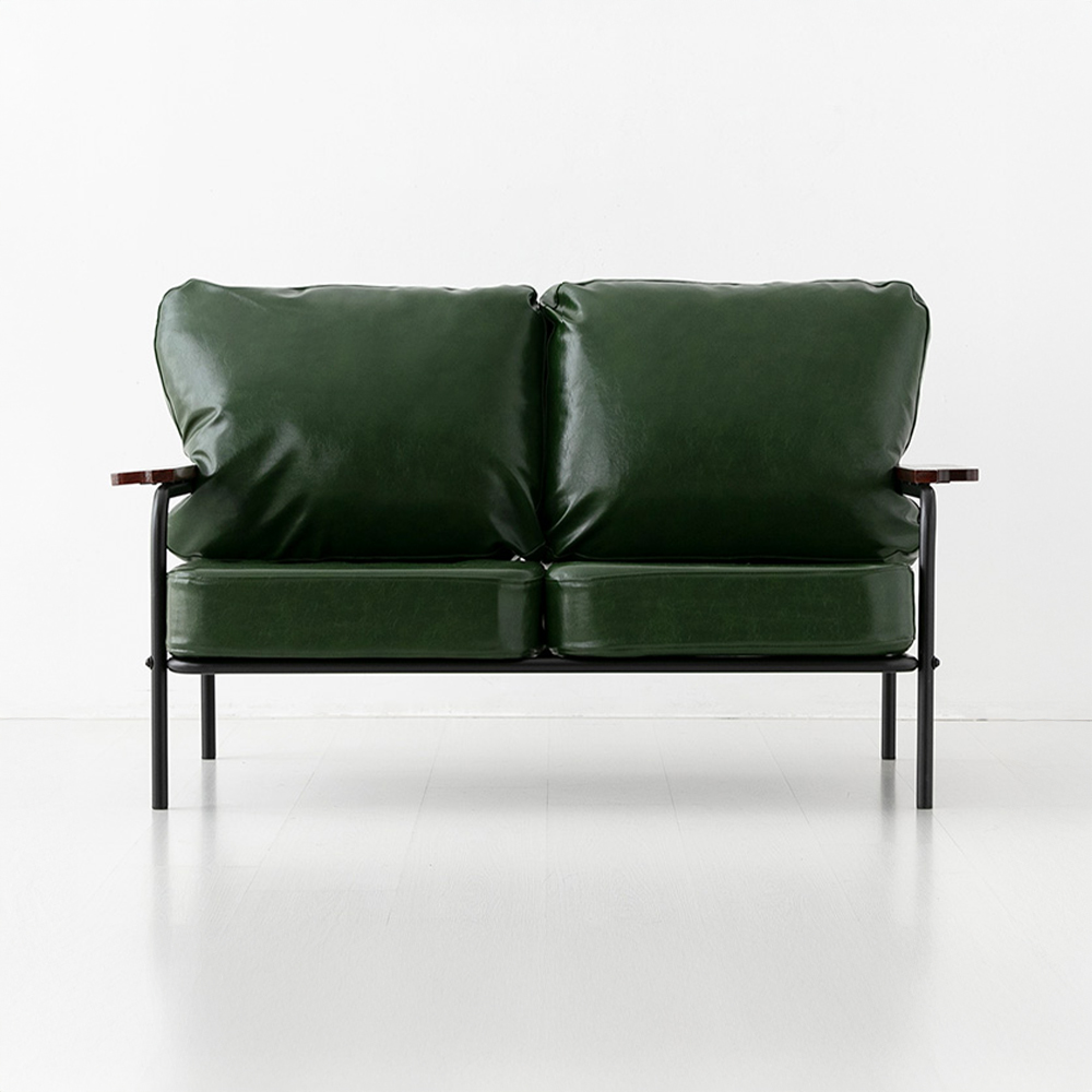 DELU 2인소파 1665 카멜 2310.5568, 2인용