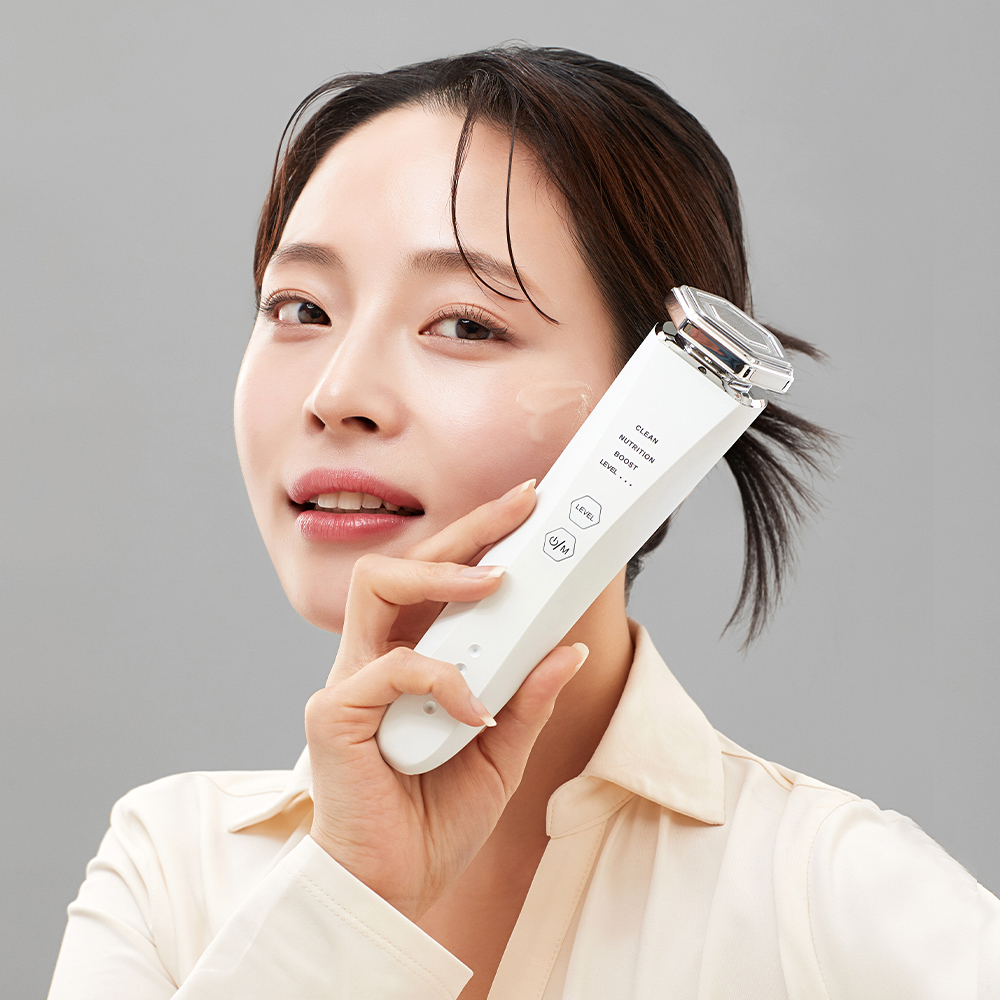 펄케어 NEW 화이트진 프로 갈바닉 마사지기 화장품 흡수 부스터 홈케어 뷰티 피부 관리기 - 상세 이미지 4