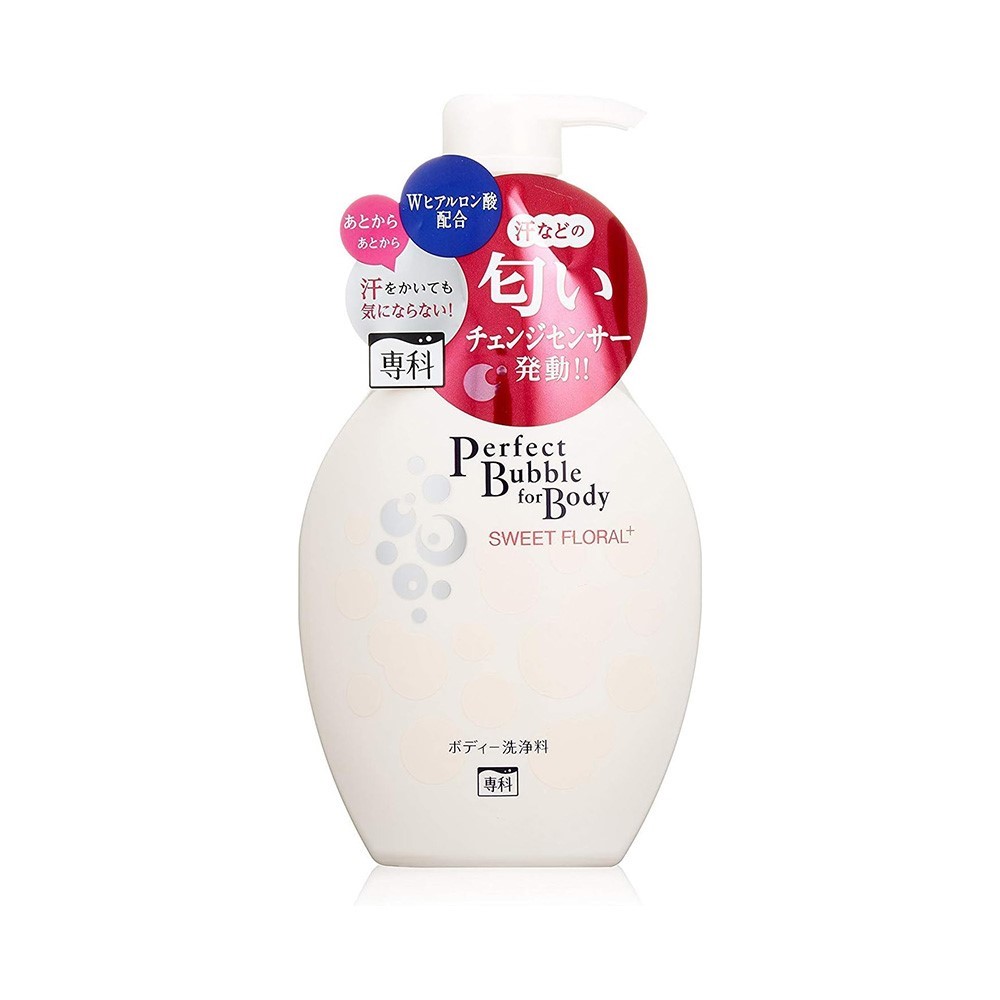 센카 퍼펙트 버블 포 바디 바디솝 스위트플로럴 본체 500ml