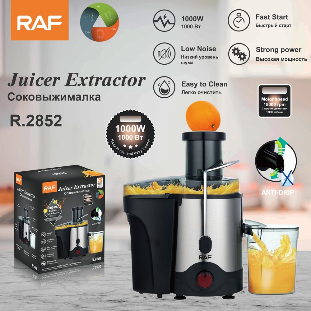 RAF 스테인리스 착즙기 600ml 원액기 가정용 과즙기 쥬서기 - 상세 이미지 3
