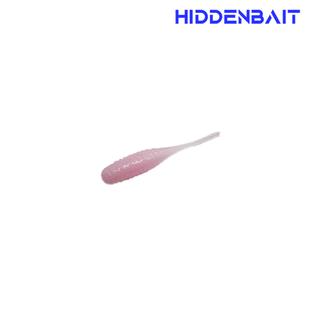 히든베이트 마브 볼락루어 송어웜 전갱이 락피쉬 아징웜 007 LIGHT PINK, 4cm - 메인 이미지