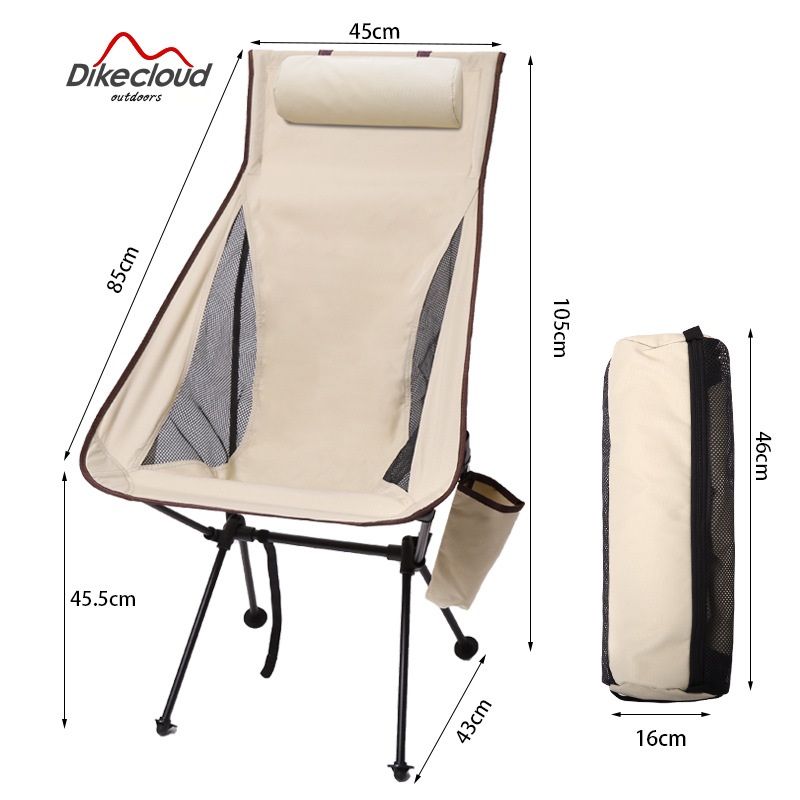 문체어 캠핑 폴딩체어 접이식 캠핑 낚시의자 초경량 MOON CHAIR - 상세 이미지 5