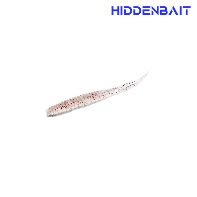 히든베이트 스콜 아징 볼락웜 루어웜 송어웜 002 CLEAR RED, 5cm(2인치) - 상품 이미지