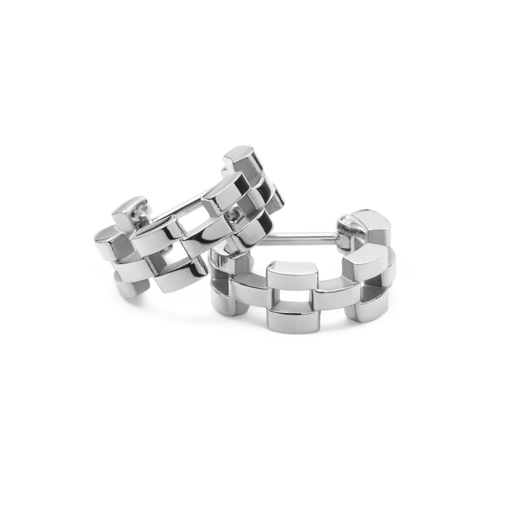 다니엘 웰링턴 PERFECT PAIR 3-LINK EARRING 원터치 귀걸이 메탈이어링 - 상세 이미지 2