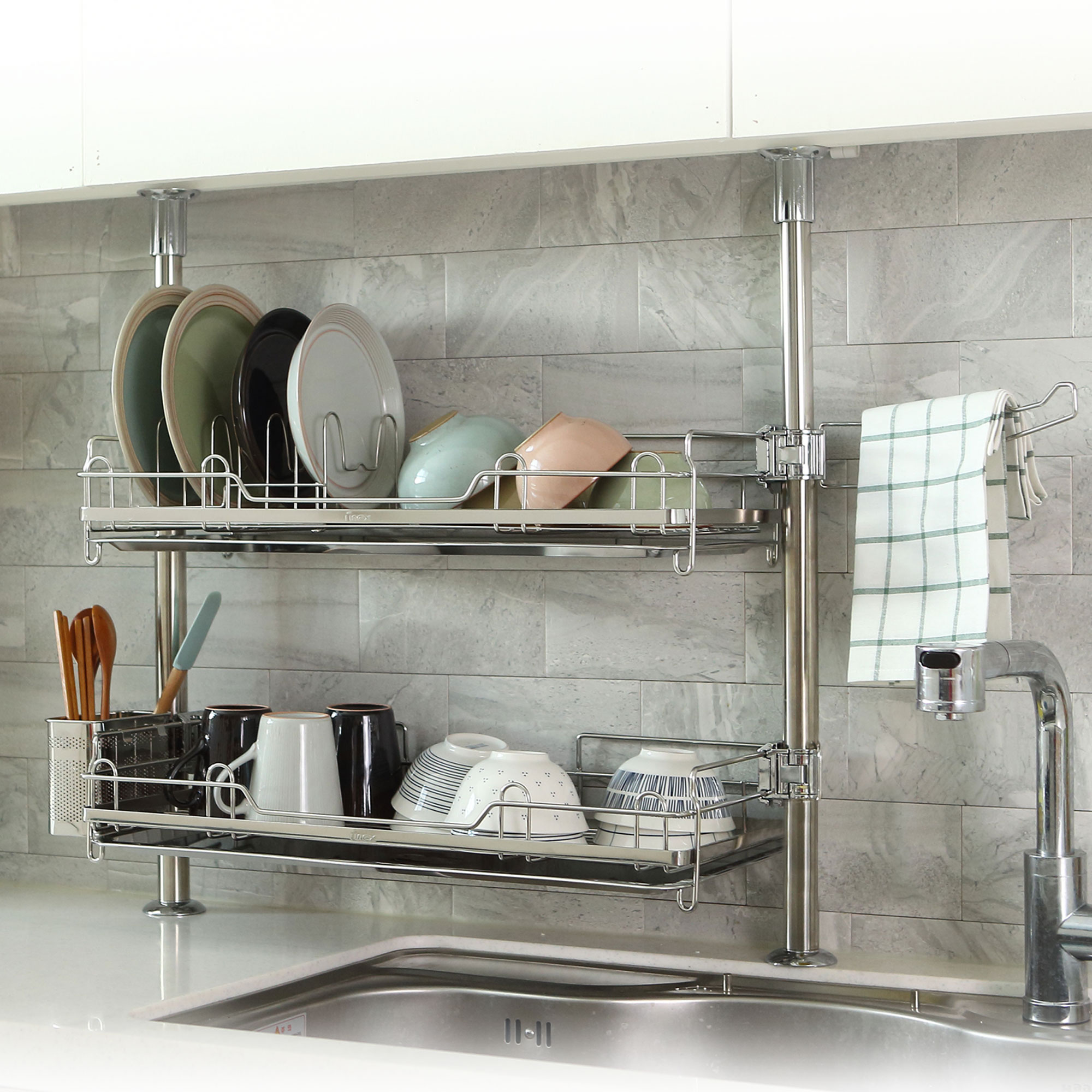 아이넥스 로얄 기둥식 식기건조대 600A