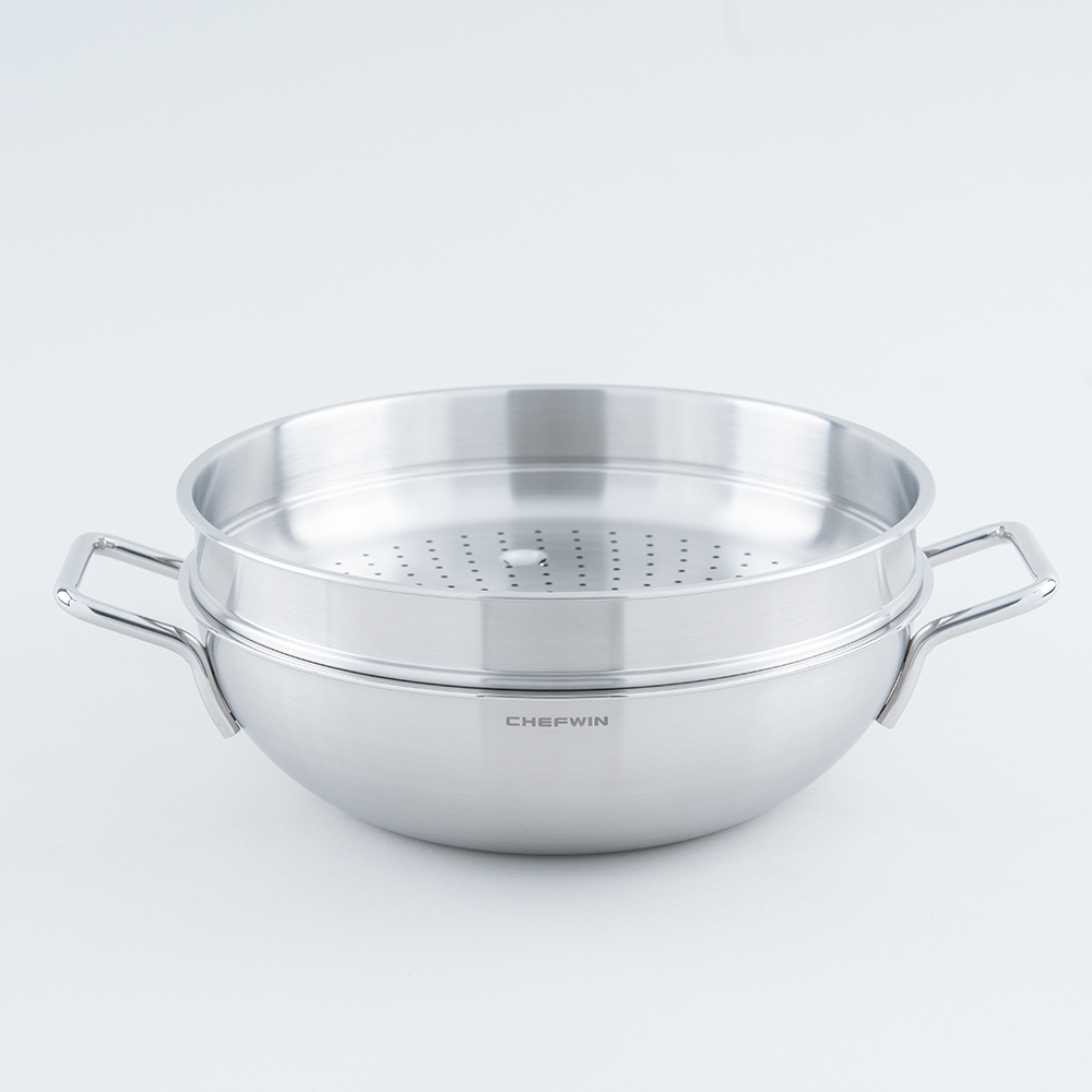 쉐프윈 316 커퍼코어 통5중 스텐 파티웍 32cm - 상세 이미지 3