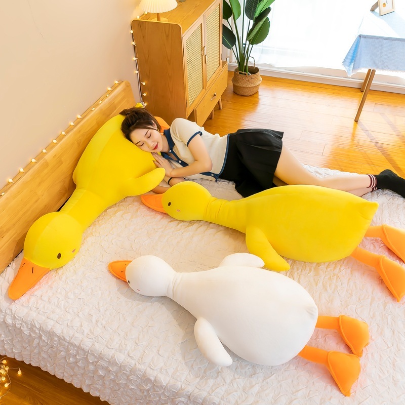 2023 인싸템 거위인형 오리인형 바디필로우 대형 롱쿠션 나혼산 조규성 - 상품 이미지