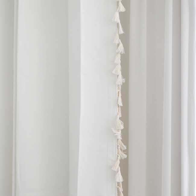 바이아미 풀달 암막 테슬 거실 맞춤 제작 커튼 방한 방풍