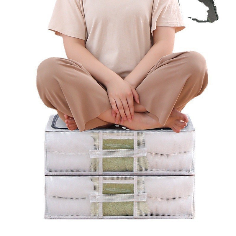 1+1 언더베드 리빙 수납 정리함 침대밑수납장 틈새 수납함 - 상세 이미지 4
