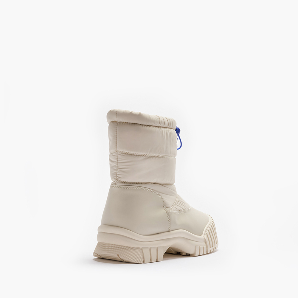 느쉐 룬드 방한화 양털 패딩 미들 부츠 7cm-NSW606SC - 상세 이미지 4