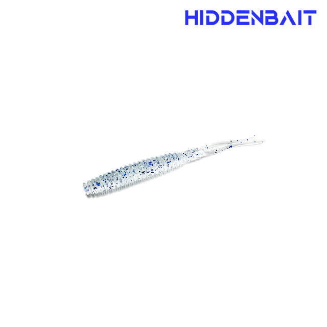 히든베이트 스콜 아징 볼락웜 루어웜 송어웜 002 CLEAR RED, 5cm(2인치) - 상세 이미지 4