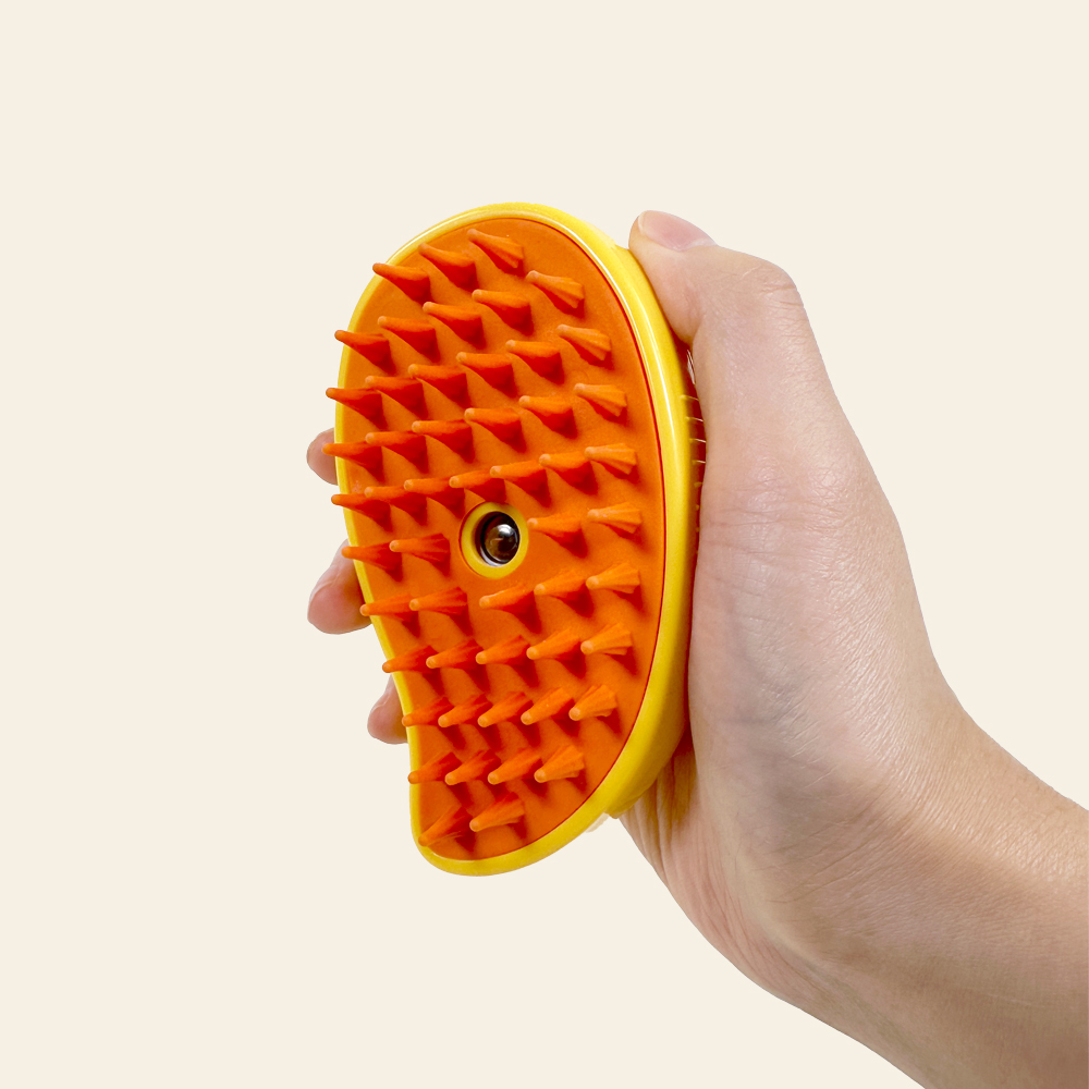 펫케어 강아지 고양이 빗 브러쉬 털 제거 스팀 3단 망고브러쉬