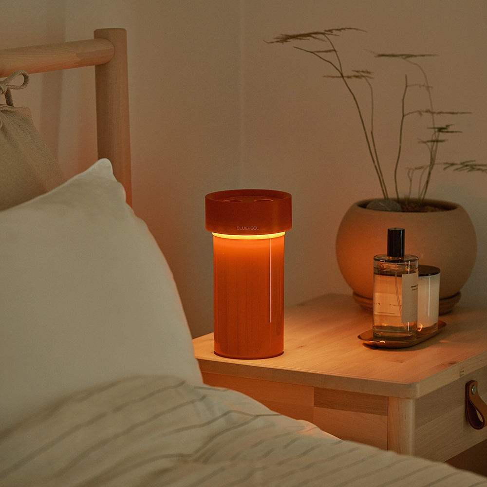 블루필 듀얼젯 미니 가습기 1L 대용량 사무실 탁상용 캠핑 휴대용 가습기