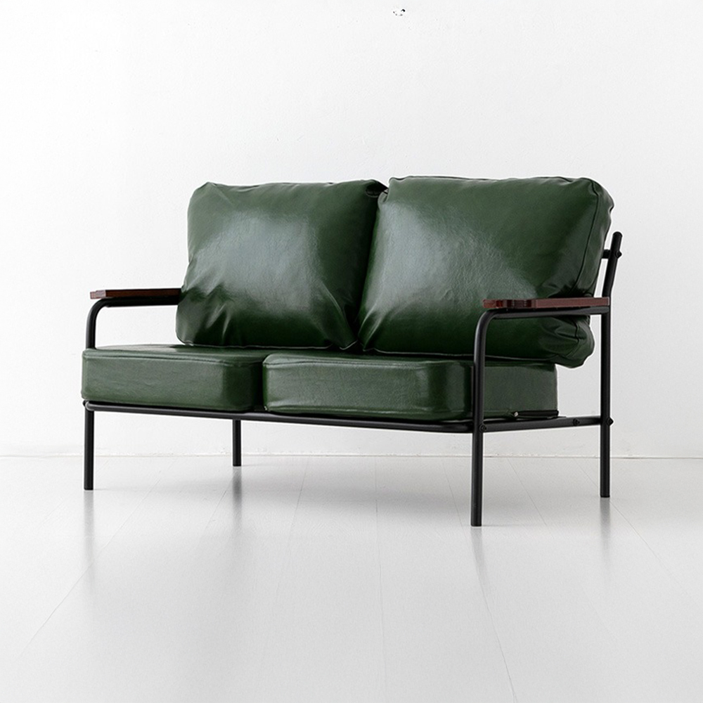 DELU 2인소파 1665 카멜 2310.5568, 2인용