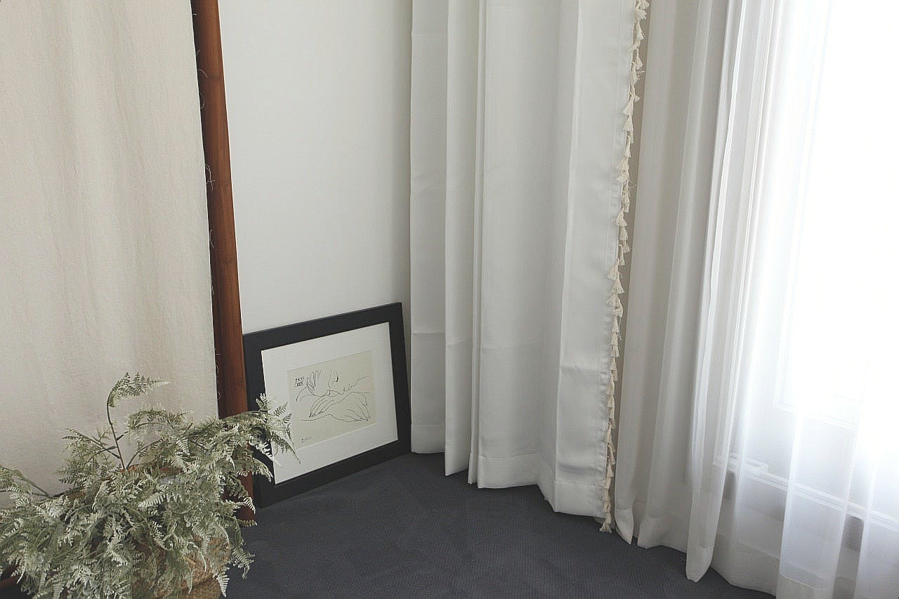 바이아미 풀달 암막 테슬 거실 맞춤 제작 커튼 방한 방풍