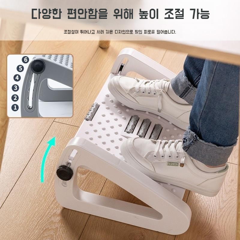 사무실 책상 발판 지압 발판 지압매트 롤러발판 - 상세 이미지 3