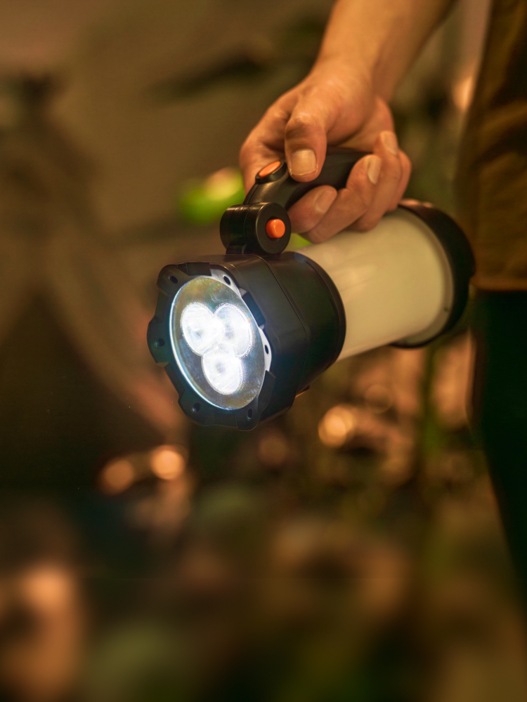 캠프365 자가발전 멀티랜턴 손전등 후레쉬 TORCH LANTERN - 상품 이미지