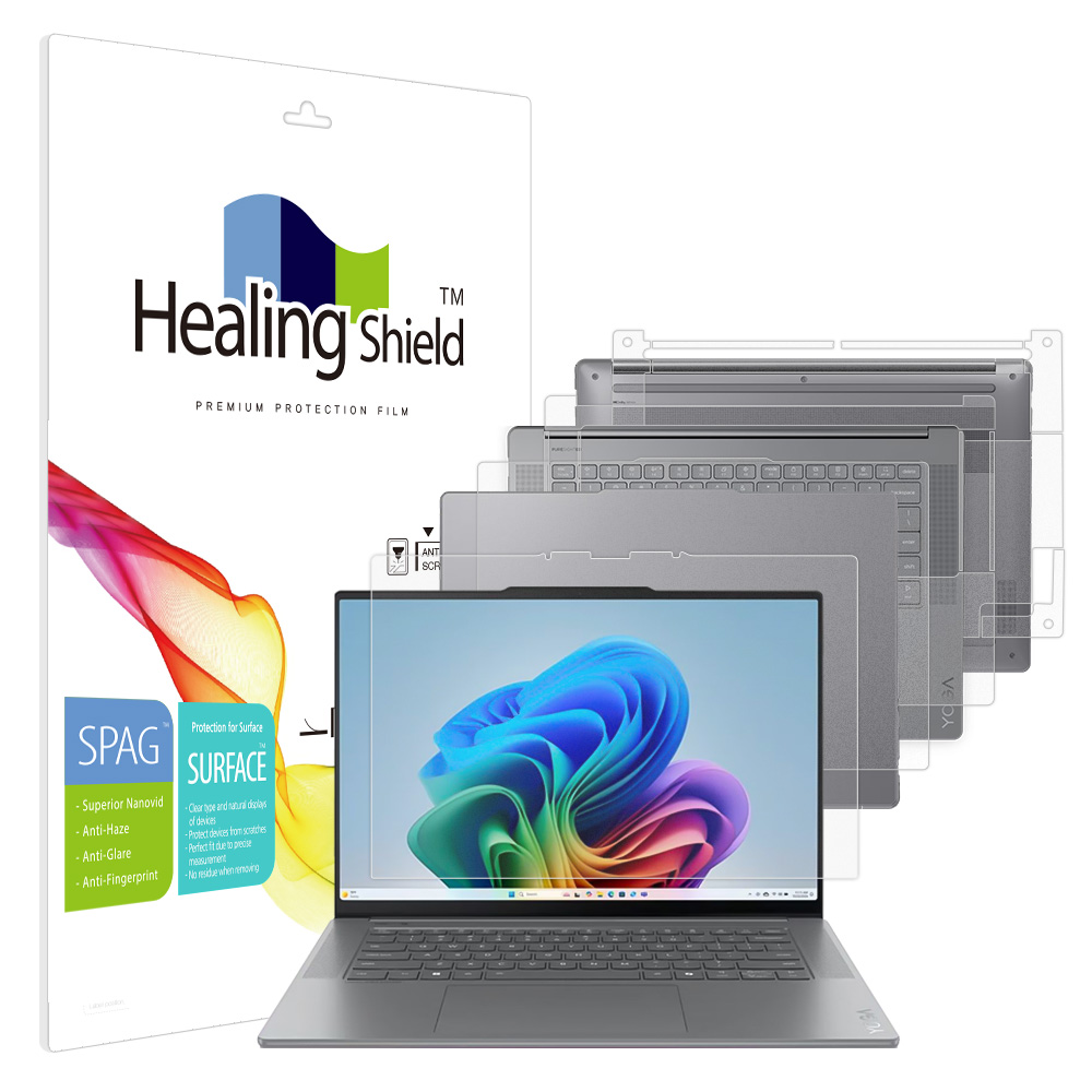 레노버 요가 슬림 7i 아우라 에디션 9세대 15ILL9 슈페리어 저반사 액정보호필름1매 외부3종