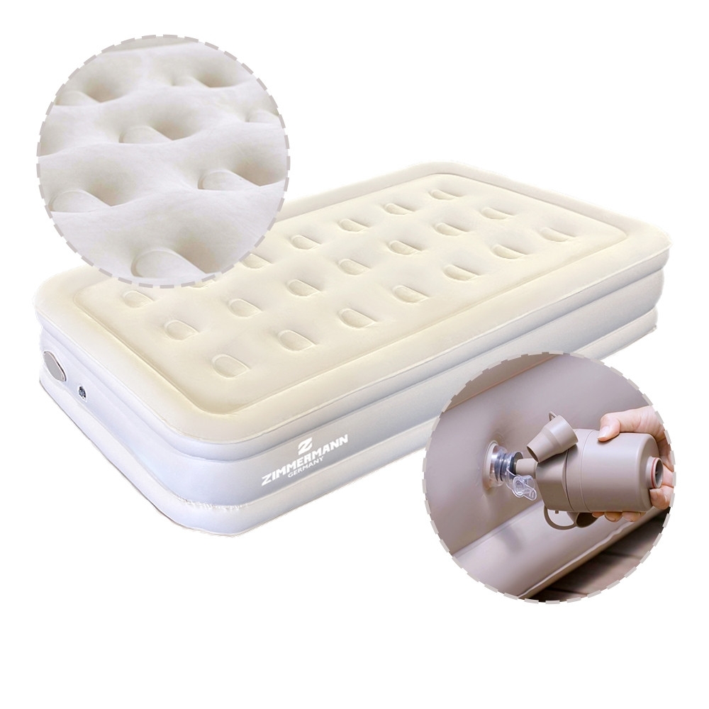 독일 짐머만 원터치 에어 자동침대 싱글 자충매트 캠핑 에어침대 휴대용 매트리스