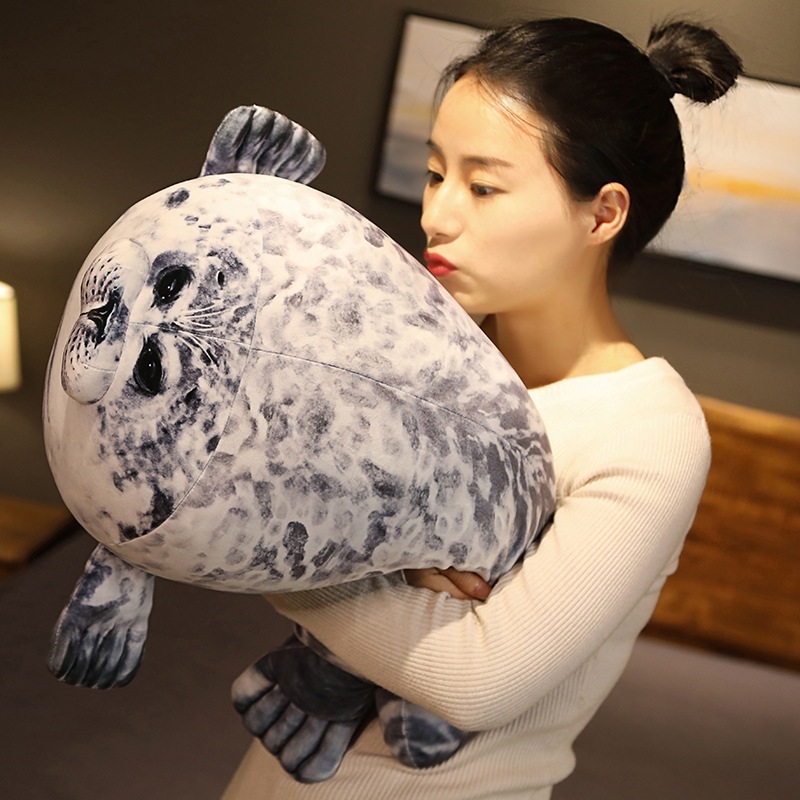 귀여운 하프물범 고퀄리티 봉제인형 애착인형 동물인형 80cm - 상세 이미지 2