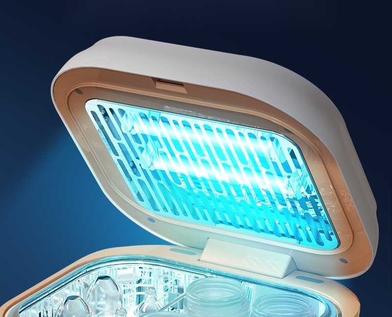 해피베이비 올인원 UV-LED 스마트 젖병소독기 화이트 에디션 - 상세 이미지 2