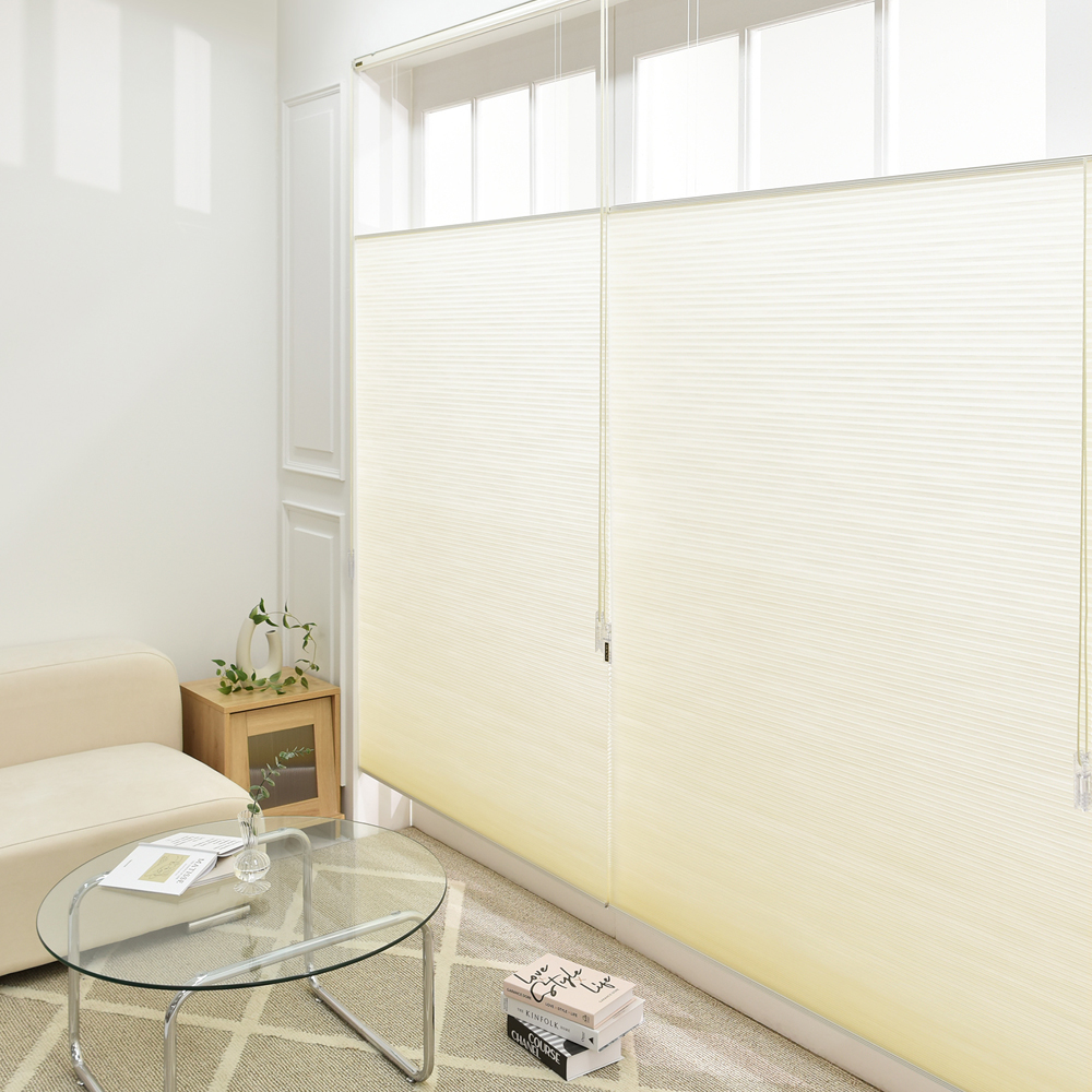 아라크네 허니콤블라인드(탑다운) 벌집 쉐이드 암막 거실 66x40 이미지 2