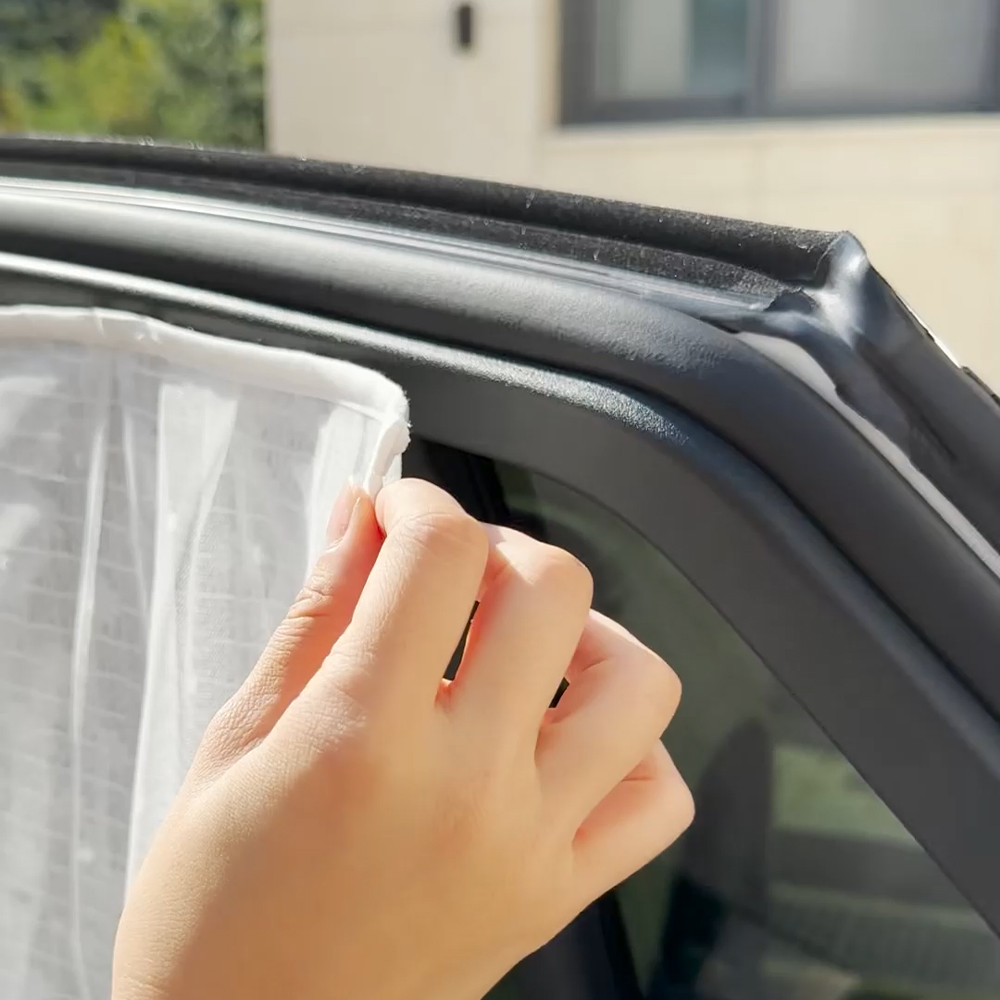 베이비소풍 차량 햇빛 가리개 유아 아기 차량용 레이스 커튼