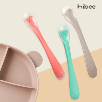 하이비 실리콘 이유식 냠 스푼 - 상품 이미지