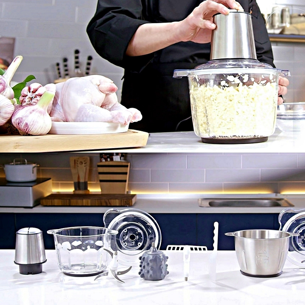 7초 만능 다지기 고급형 도깨비 바치 마늘 고기 분쇄기 전동 마늘박피기
