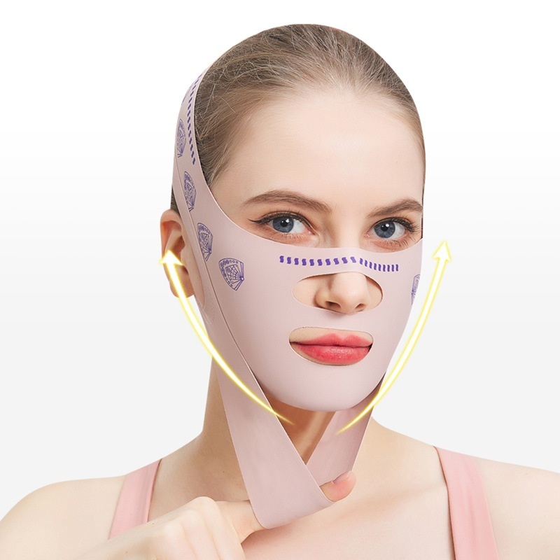 1+1 풀 페이스 리프팅 마스크 v페이스 브이라인 밴드 탄력밴드