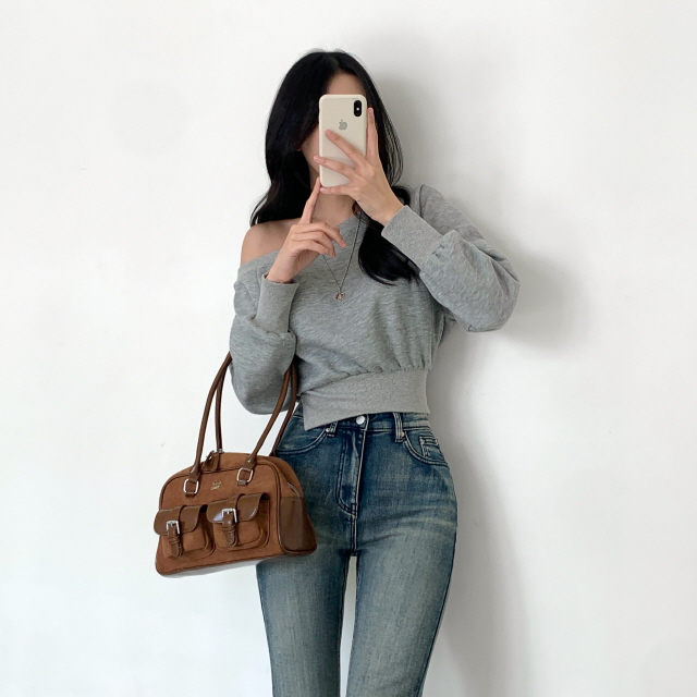 [3단기장/보정핏/발열원단🔥] 렌티아 빈티지 워싱 히든밴딩 겨울 청바지 하이웨스트 슬림 기모 부츠컷 데님 팬츠 상세 이미지 9