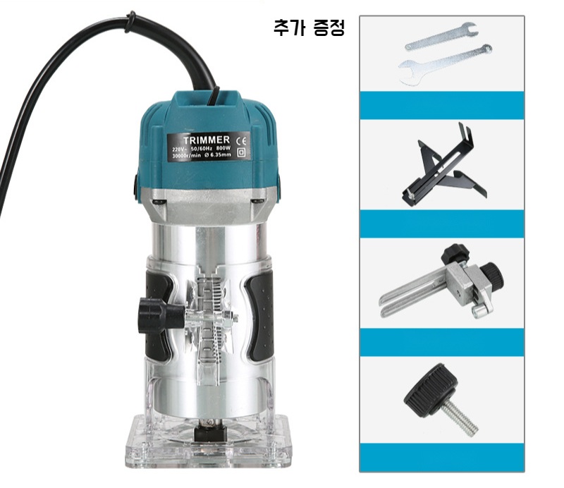 목공 트리머 목공 목재 조각기 초강력 800W 220V - 상세 이미지 2