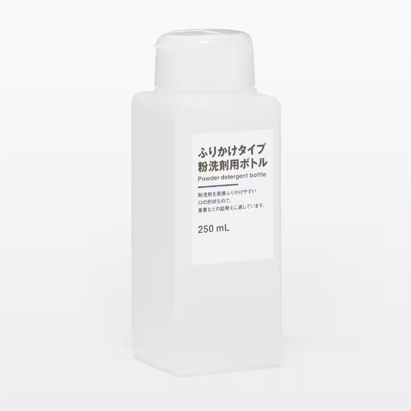 무인양품 후리카케 타입 분말 세제용 보틀 소분 용기 250ml - 하카타몰