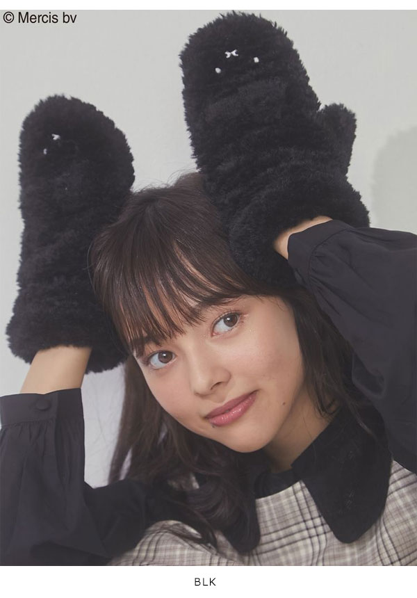 메리 제니 merry jenny miffy 미피 토끼 모코모코 벙어리 장갑 2컬러 - 상세 이미지 4