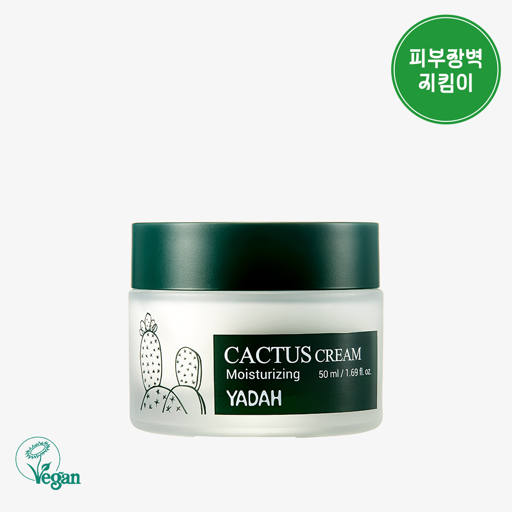 야다 선인장 수분 보습 크림 듀오 (50ml +50ml) - 상세 이미지 2