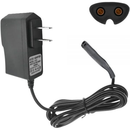 [해외]브라운 면도기 충전기용 12V 0.4A, 브라운 시리즈 9 8 7 6 5 3 1, 전기 트리머 340s 3040s 370 390cc 720 760cc 790cc 720s-4