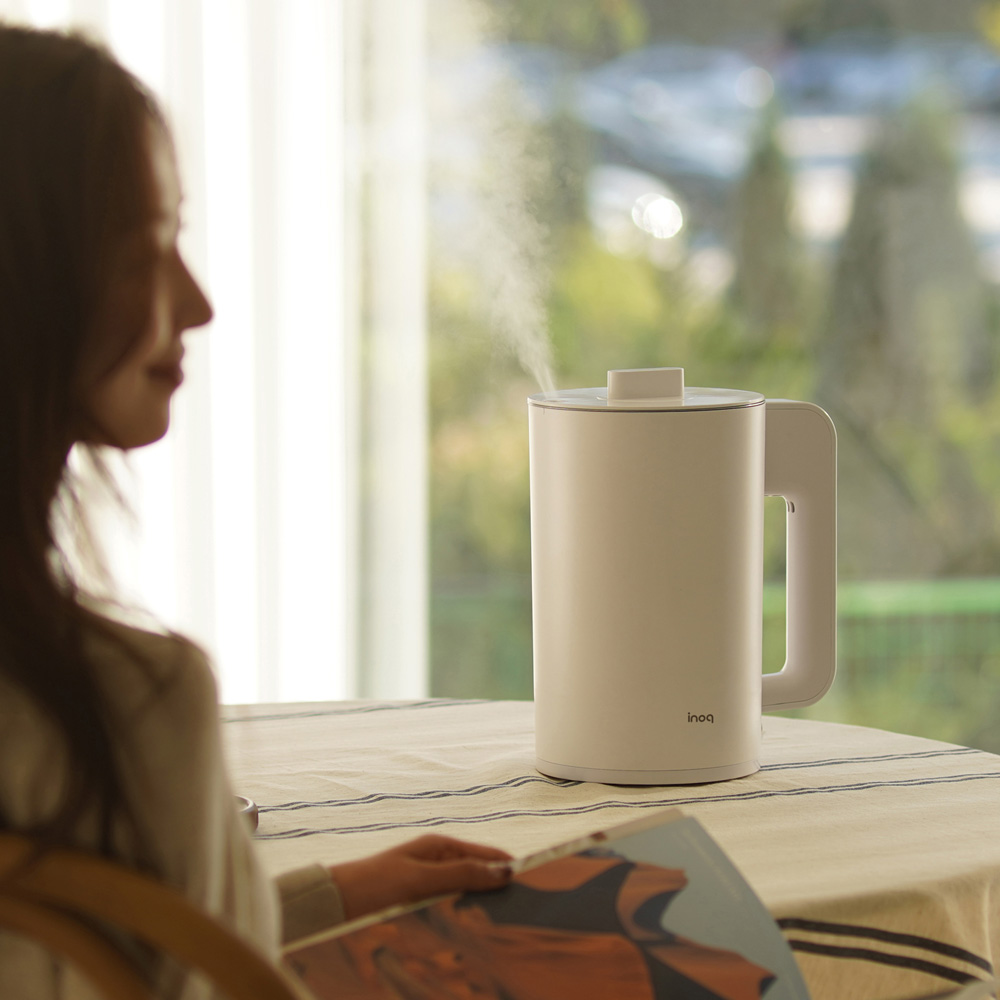 가정용 초음파가습기 스테인리스 3L 자동습도 가습기 저소음 간편 통세척 AHD1010