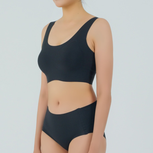라크네 컴포트핏 안착 브라 팬티 속옷 세트 1+1