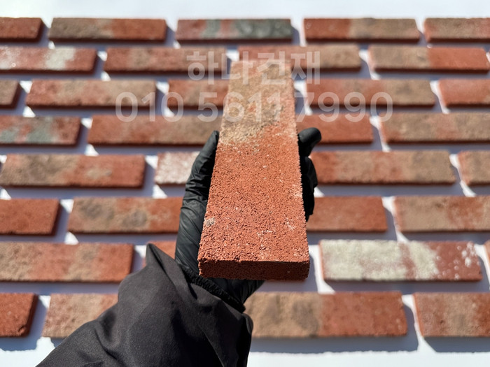 국산 고벽돌타일 240x60x17T 적고벽돌타일 / 하다건재 고벽돌
