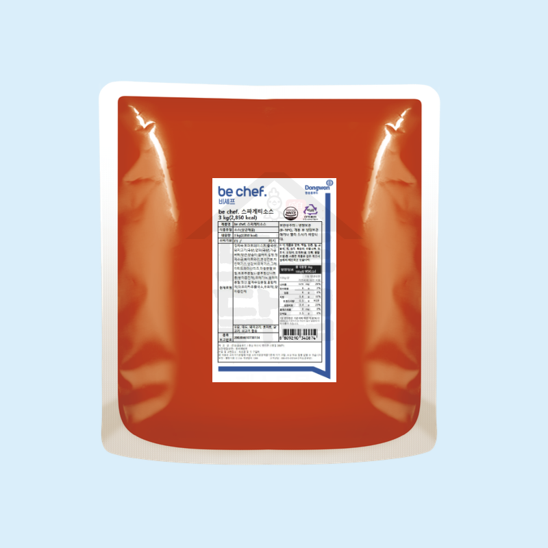 동원 홈푸드 비셰프 스파게티소스 3kgX4봉지 BOX 삼조쎌텍 - 상세 이미지 3
