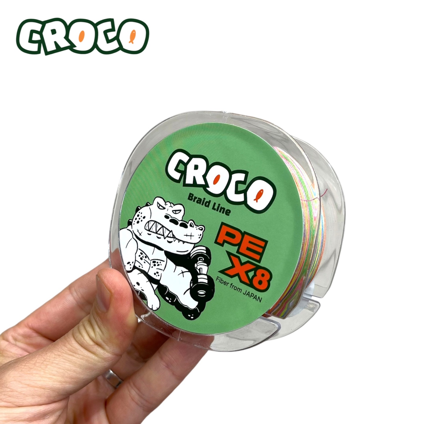 크로코 X8 합사 브레이드 PE라인 선상 바다 민물 루어낚시줄 멀티컬러 오색합사 300m 이미지 6