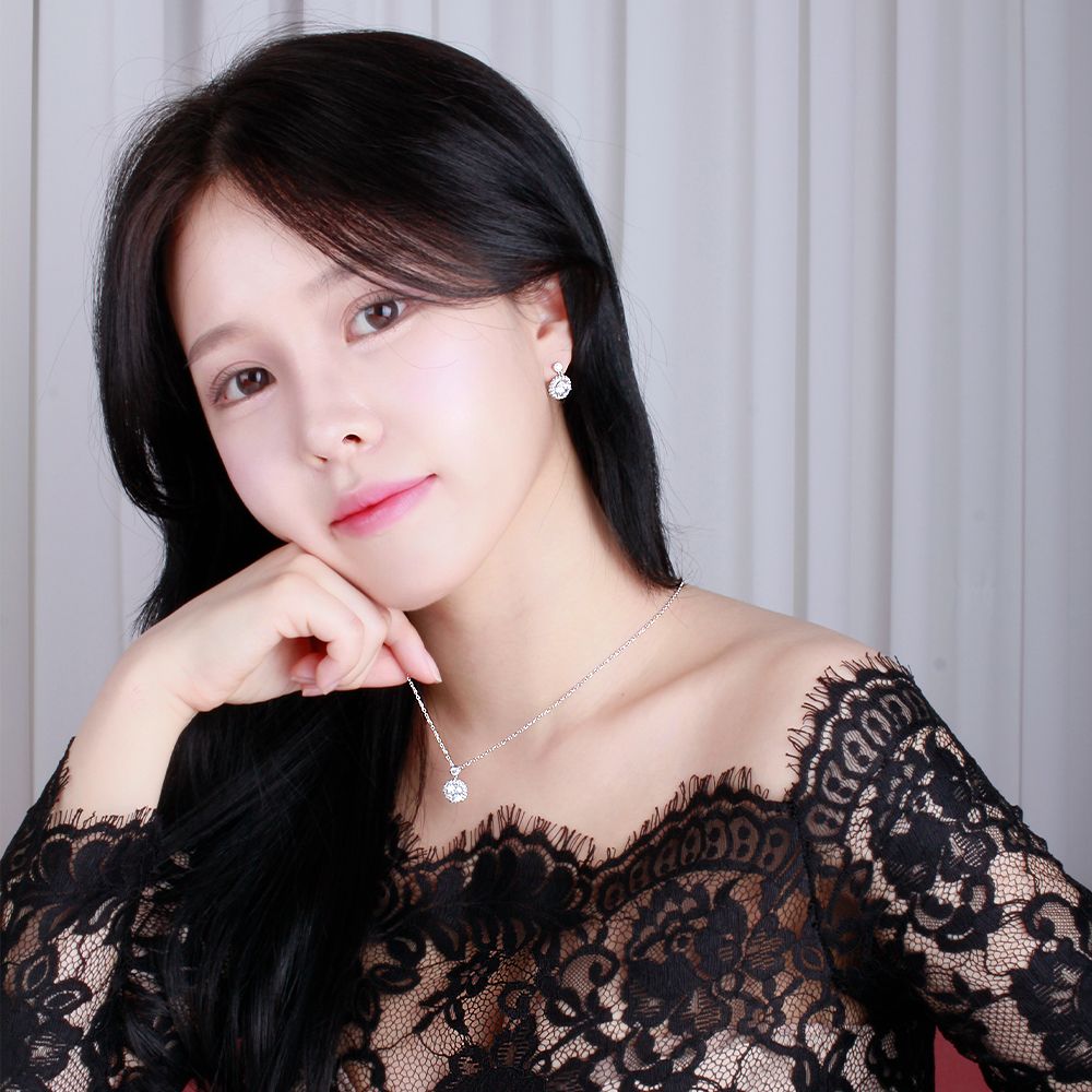 1캐럿 다이아 목걸이 랩 IGI GIA 올리비아 결혼 기념일 선물 프러포즈 예물 여자 친구 - 상세 이미지 3