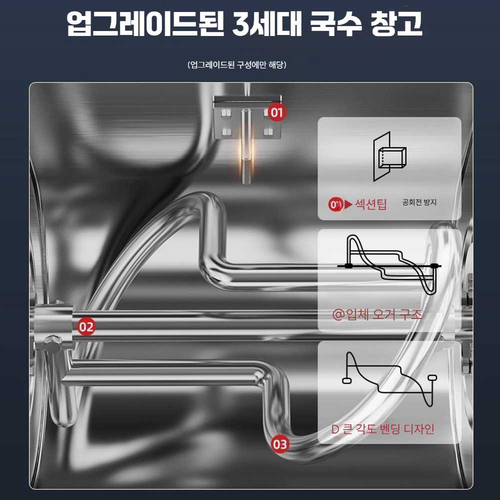 깍두기 양념 김장 설렁탕 김치 속 반죽 교반 둥근날 5kg 2200W - 상세 이미지 3
