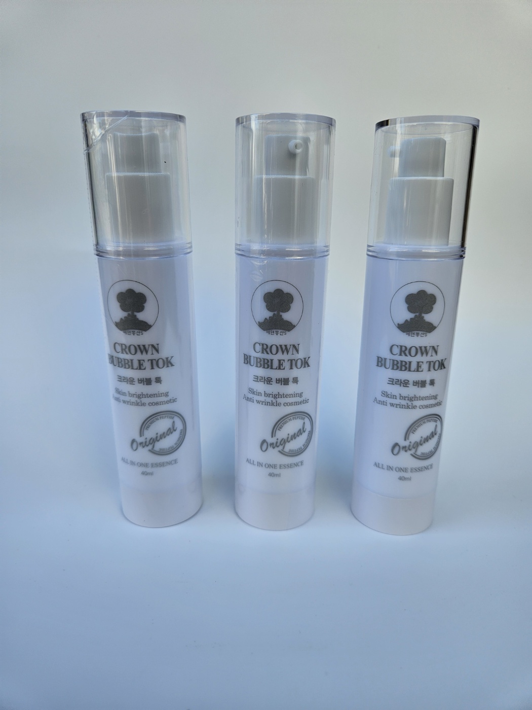 CROWN BUBBLE TOK(크라운 버블 톡) 주름개선 기능성 40ml 출시 팩 무료 - 상세 이미지 3