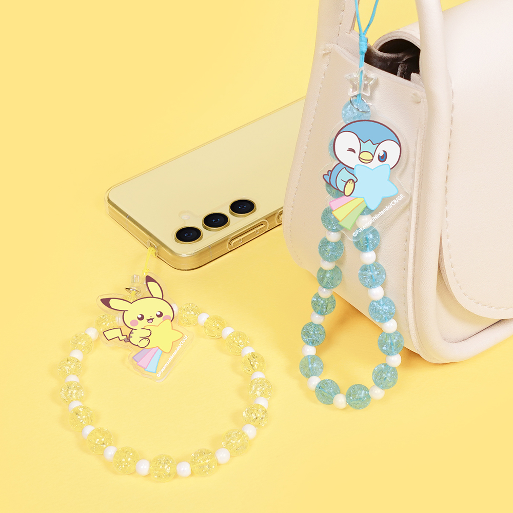 포켓피스 비즈 핸드폰 스트랩 핸드폰고리 휴대폰줄 폰스트랩